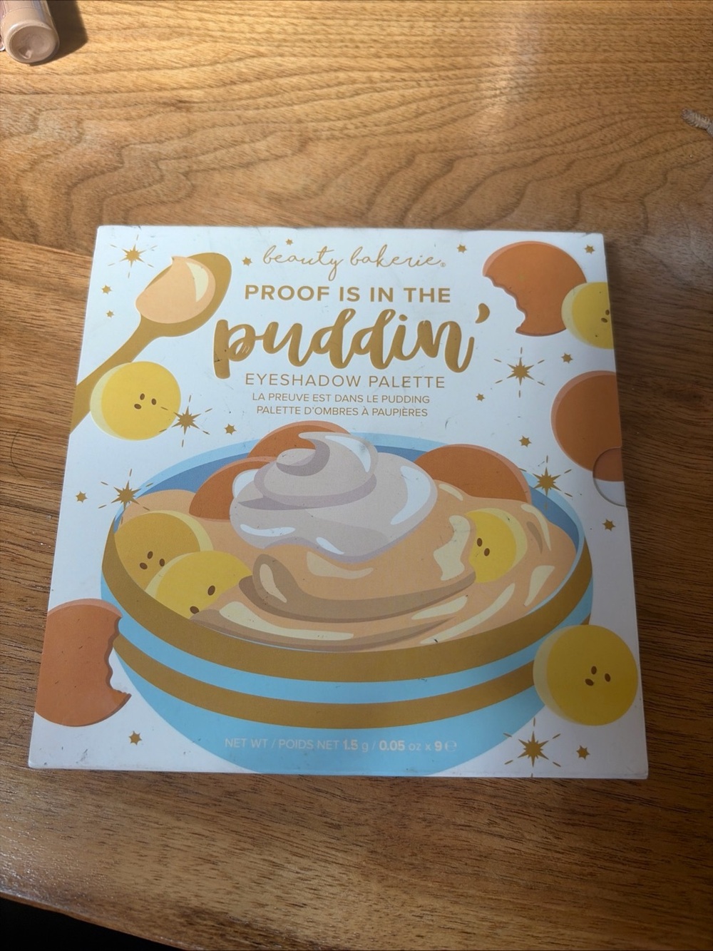 Beauty Bakerie Puddin' Eyeshadow Palette - Cream, Gold, Tan, Blue